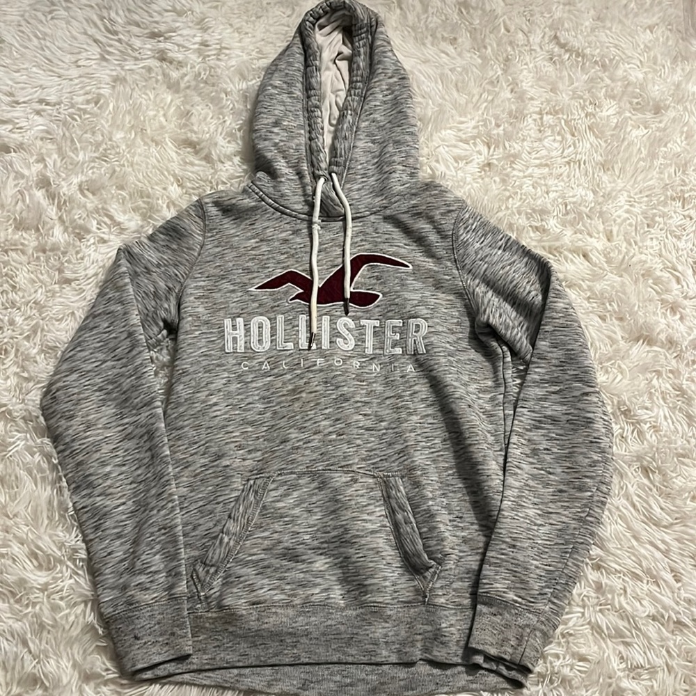 Hollister grey hoodie